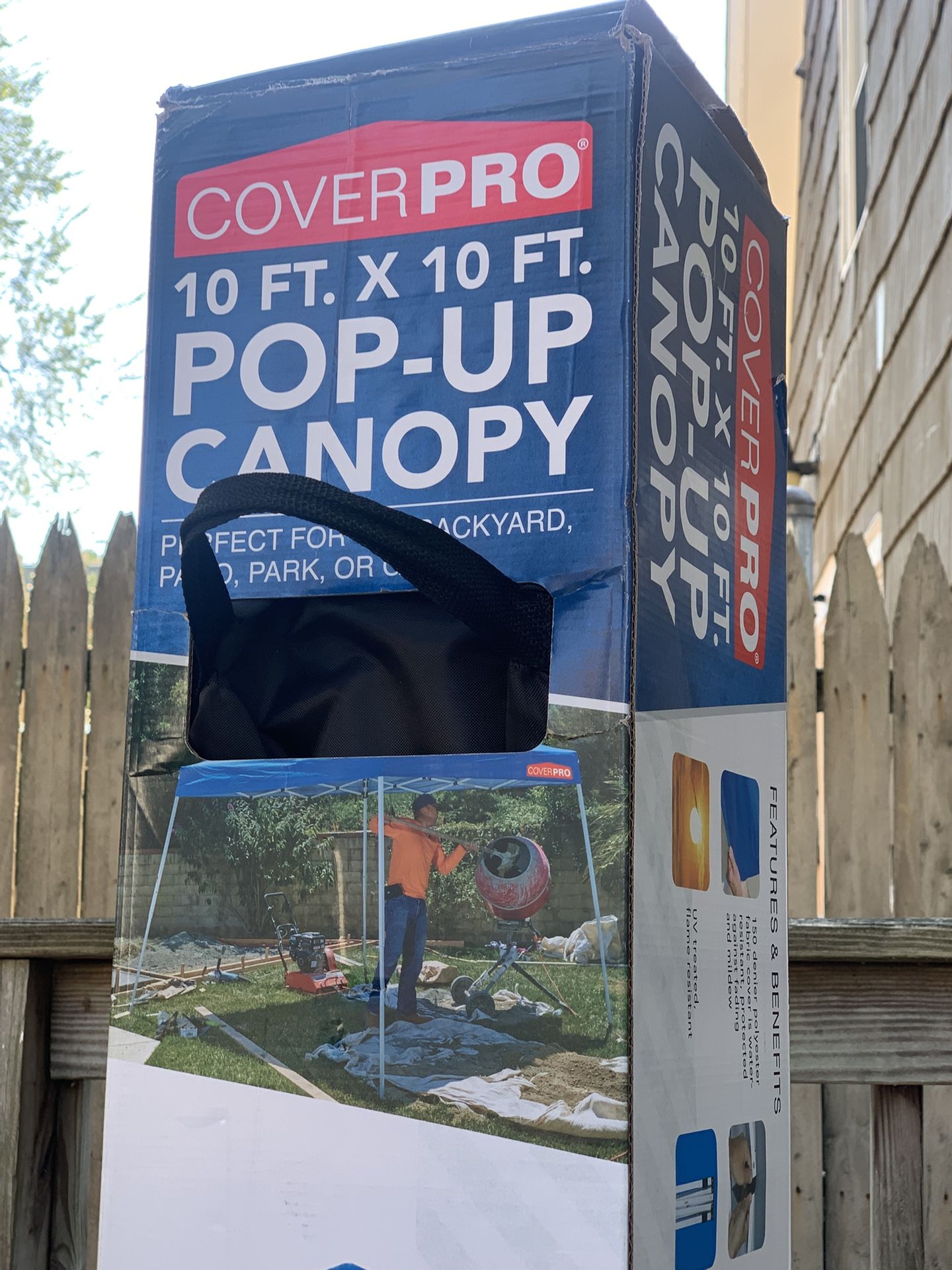 🎪 NEW CoverPro 10x10 Pop-Up Canopy – w/ 2-Year Warranty (Good Through 07/04/2027)