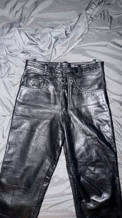 Kookie Black leather jeans