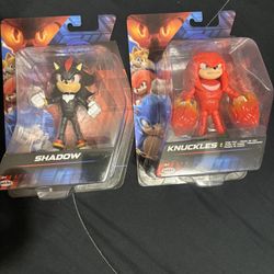 Sonic Action Figures And Hotwheel 