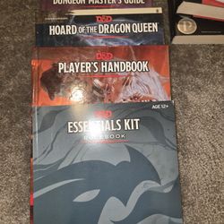 Dungeons & Dragons Port Of Dragon Queen Master Guide Players Handbook And Essential Kid Rule Book