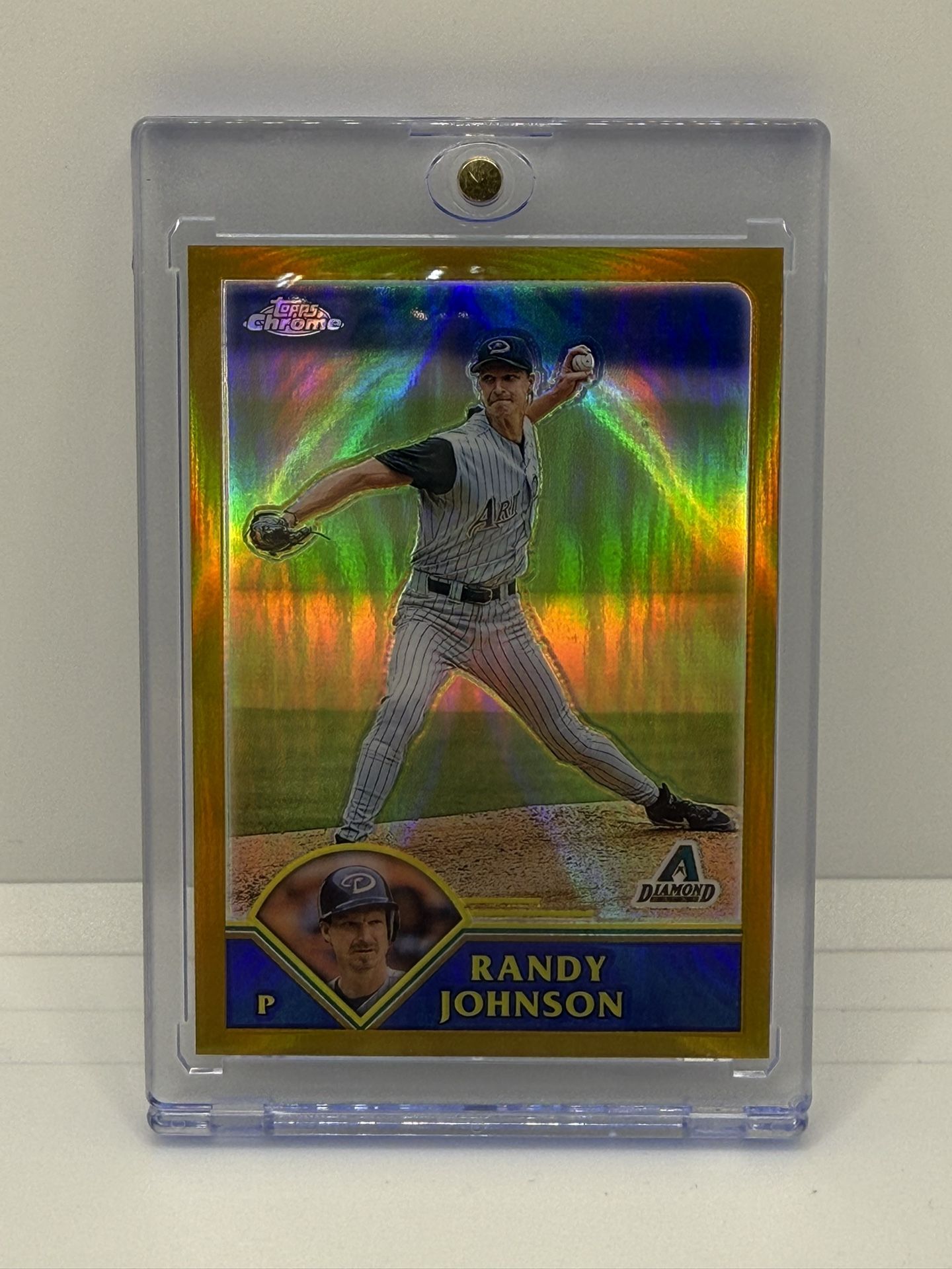 2003 Topps Randy Johnson Gold Refractor /449