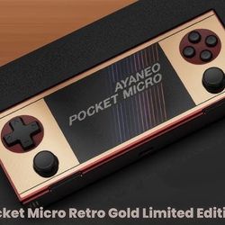 Ayaneo Pocket Micro - Gold Retro