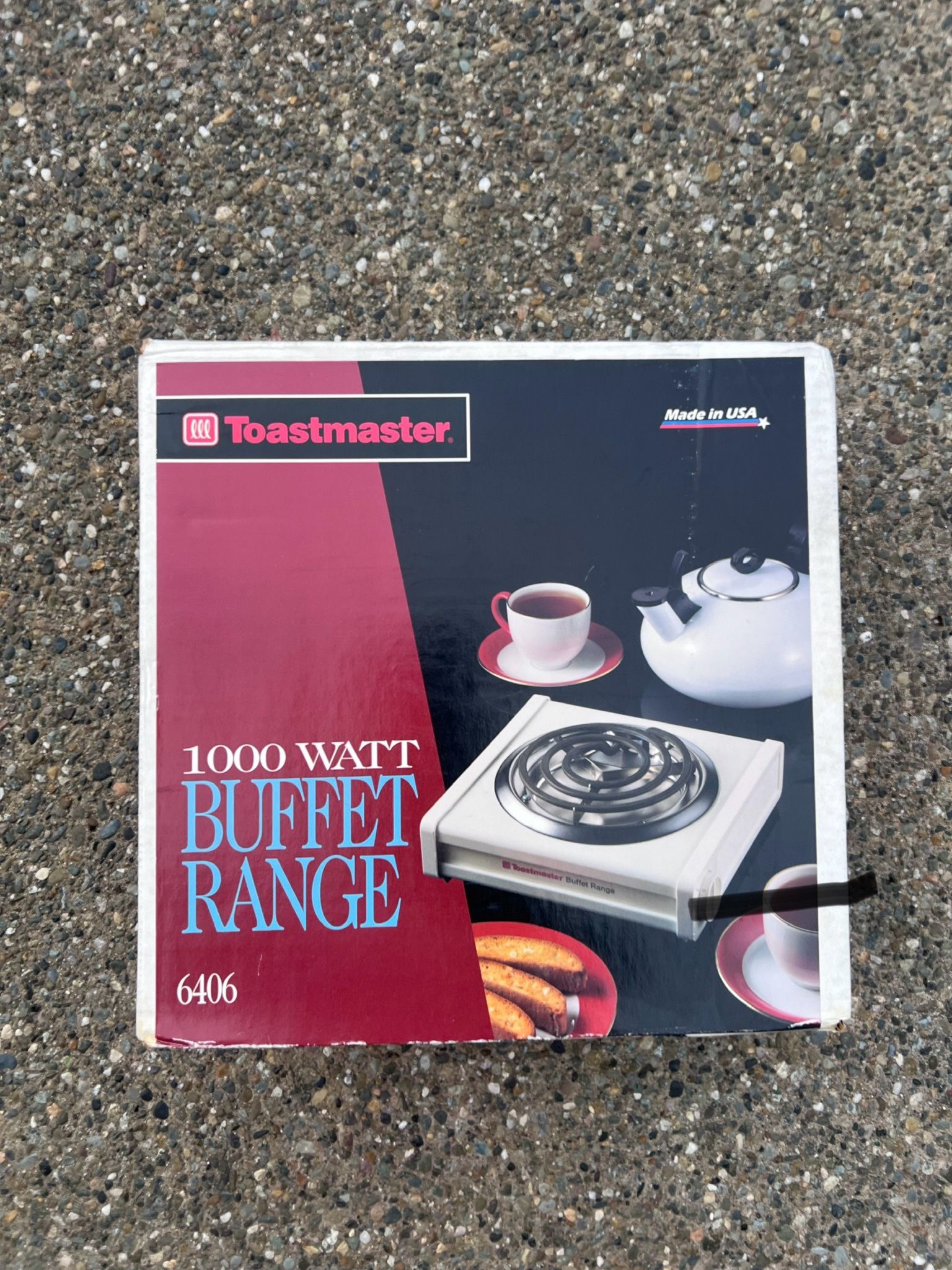 Toastmaster 1,000 watt BUFFET RANGE Portable STOVE / Toastmaster / Camping & Hiking, Cooking / Retails $60 + Tax / Brand New in Box!