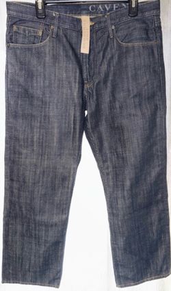 Rare Burberry Britt Cavendish Straight Leg Jeans 34R Dark Blue Nova Check Pocket