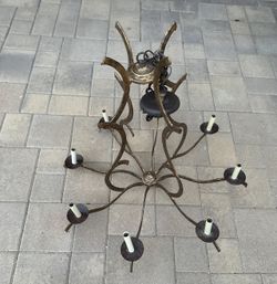 Vintage Six Arm Chandelier