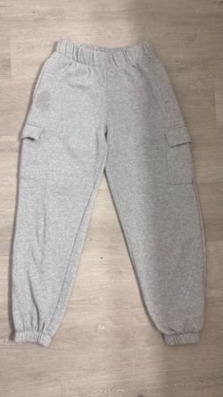Grey Cargo Sweatpants