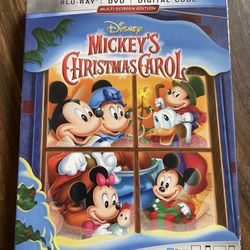 Disney Mickey’s Christmas Carol Blu-Ray/DVD/Digital Code