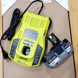 RYOBI Battery HP 18V 6AH and Fast Charger