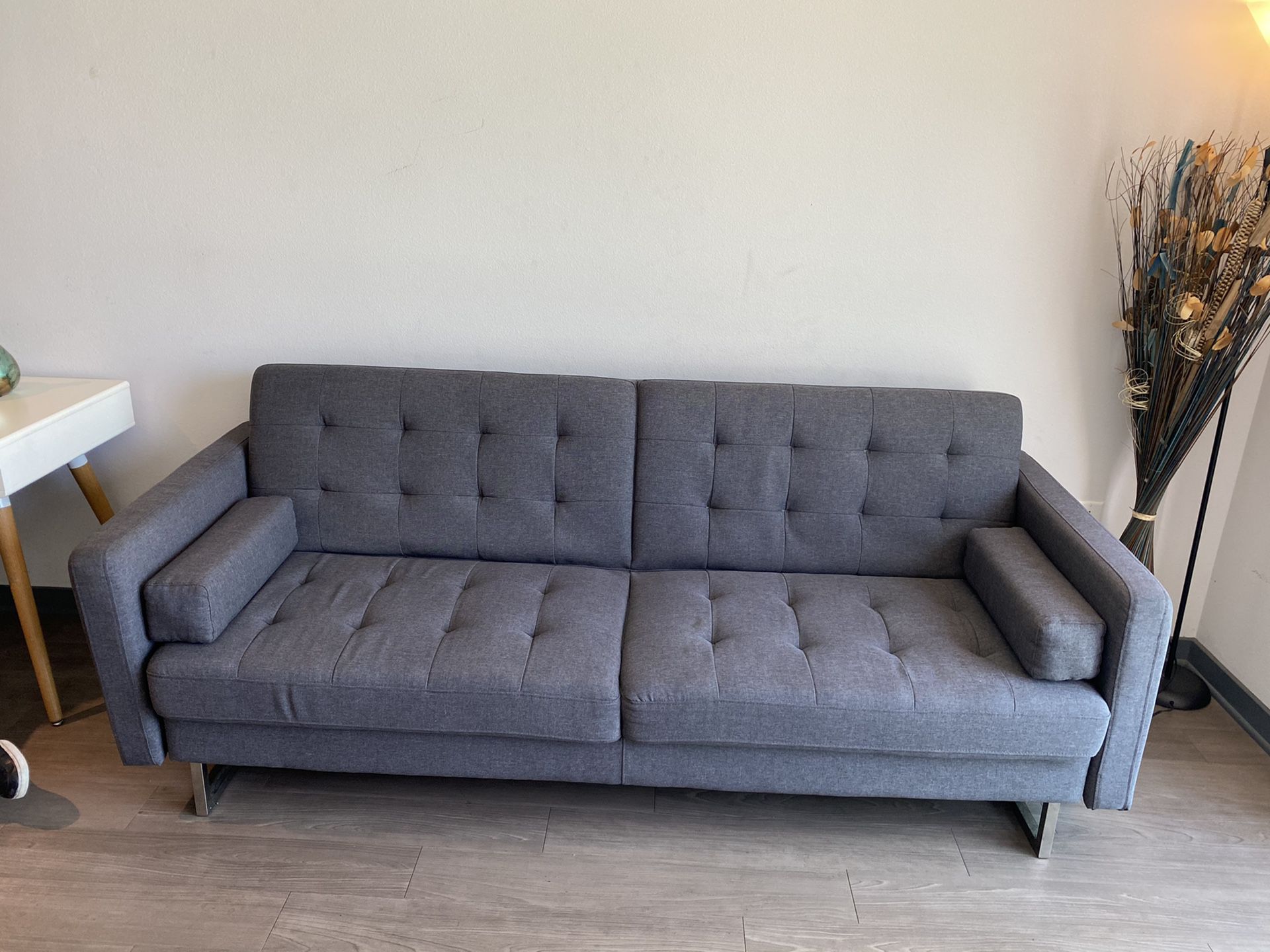 Gray Couch Futon