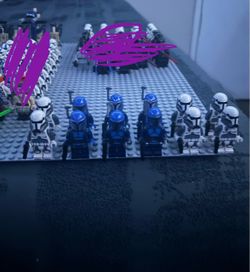 mandolorian and imperial commandos figure lot