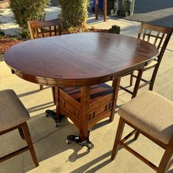 Dining Table With 4 Chairs 