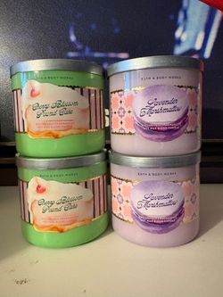 Bath & Body Works 3 wick candles