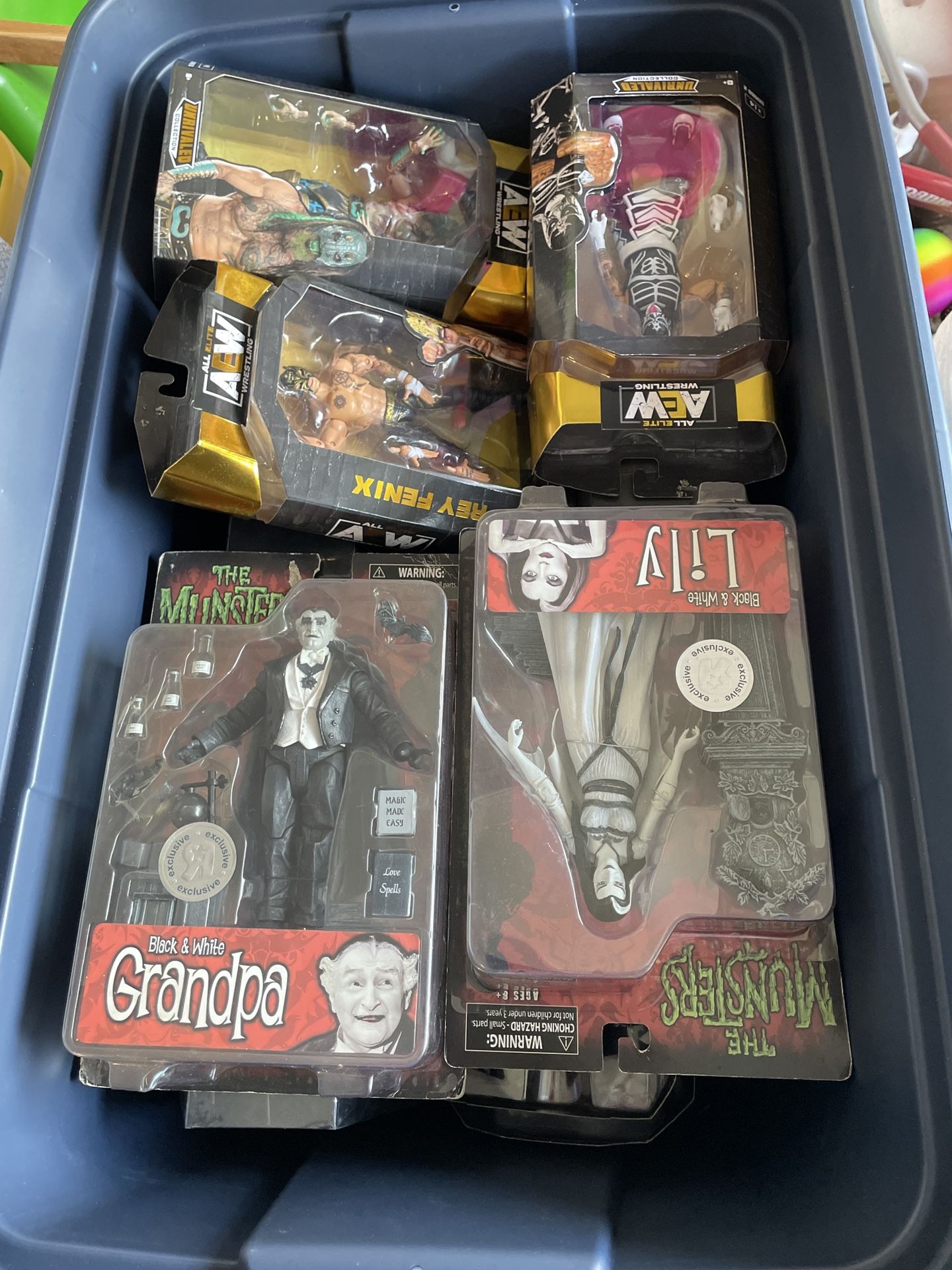 AEW Figures And Munsters (Action Figures)