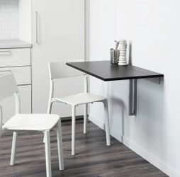 IKEA Bjursta fold down desk wall mount