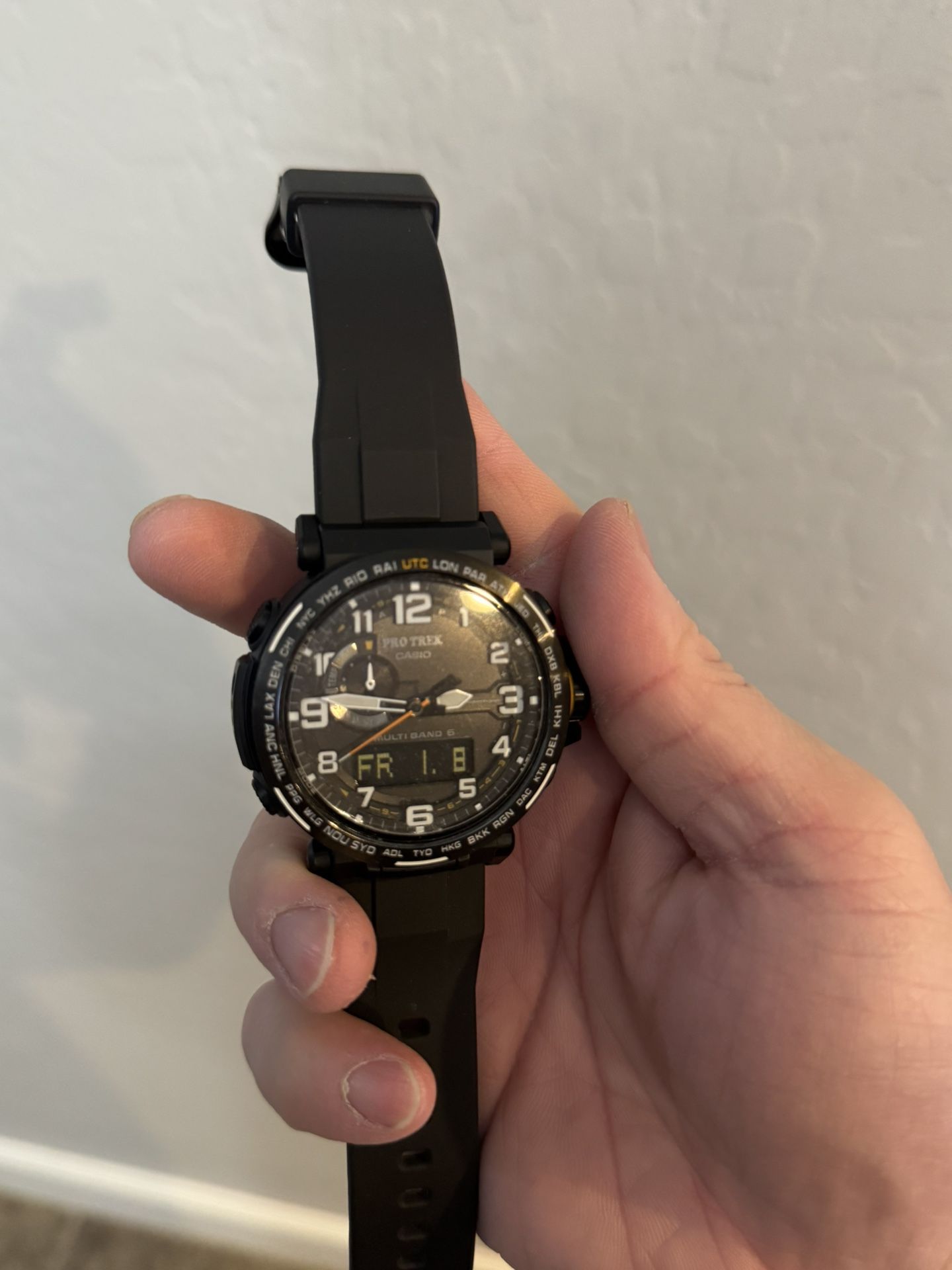 Casio Pro Trek Prw-6600Y Atomic Sync Hiking Watch