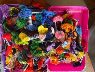 Large Lot of Embroidery Floss Thread