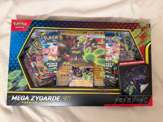 Pokemon Mega Zygarde Ex box
