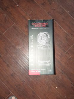 Rechargeable Spray Fan