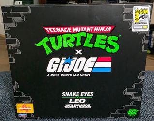 SDCC 2026 Nickelodeon Exclusive TMNT/GI Joe Leo as Snake Eyes