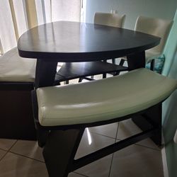 5 Piece High Top Dining Table 