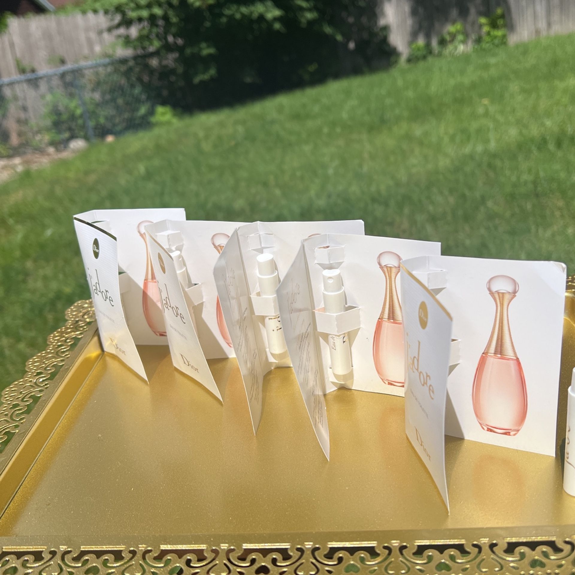 Set of 5 Dior Sample Size Perfume