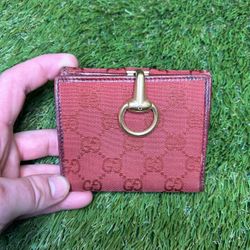 Authentic Gucci Horsebit Velvet wallet