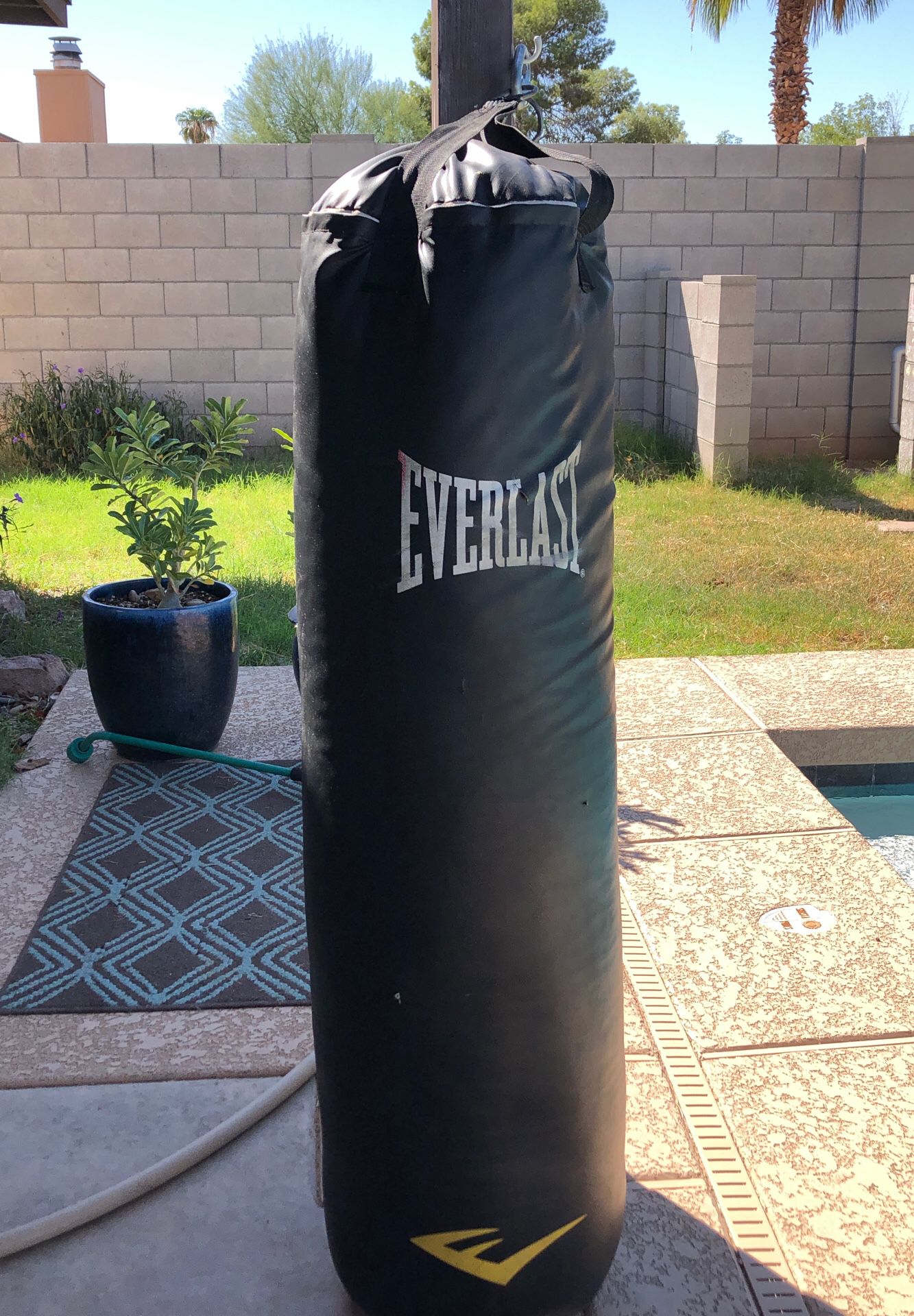 Everlast workout bag and stand