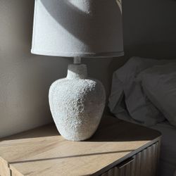 Set of 2 Textured Lamps
