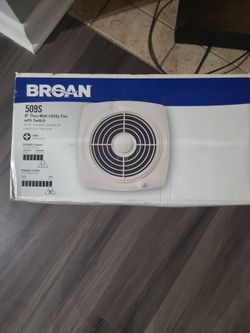 Broan 509S 8-inch Thru-Wall Utility Fan