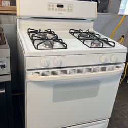 Hot Point 30”Wide Gas Range Stove In White 