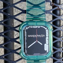 Apple Watch Full Band Transparent Green 45/44/42