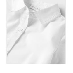 Girls Uniform White Button Up Shirt