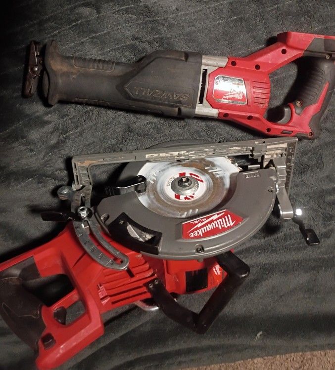 Milwaukee Fuel Circular Saw And Sawzall