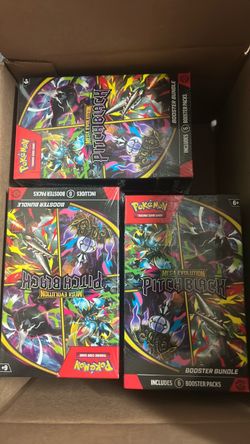 Pokemon Mega Evolution Pitch Black Booster Bundle