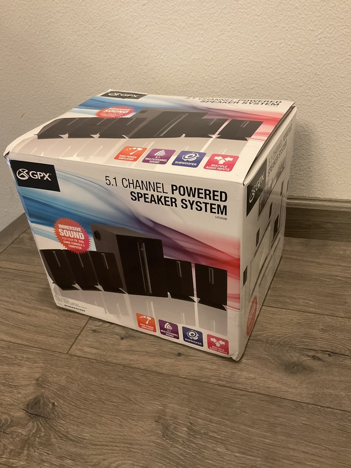 GPX 5.1 Channel Powered Speaker System
