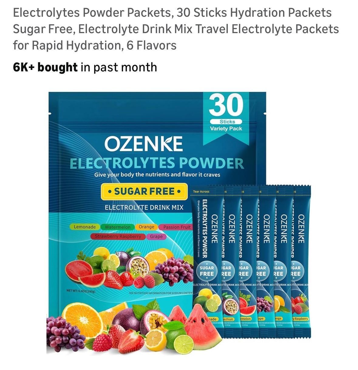 Electrolytes Powder