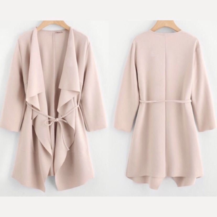 NWT Fall Waterfall drape Coat