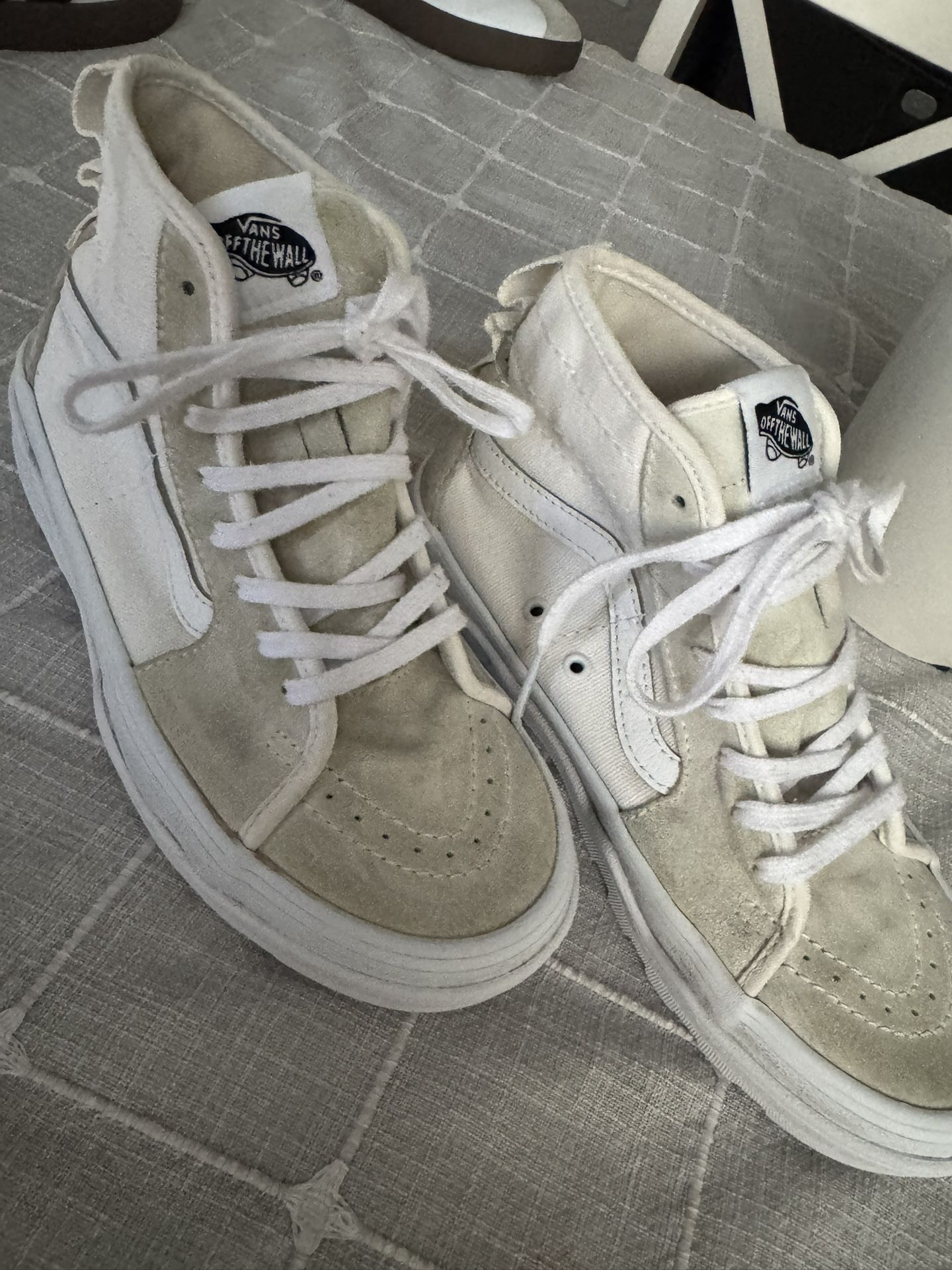 Waffle Cup Off White Vans High Top