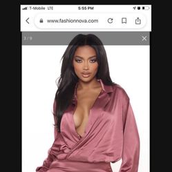 Fashionova/ satin dress/silky dress