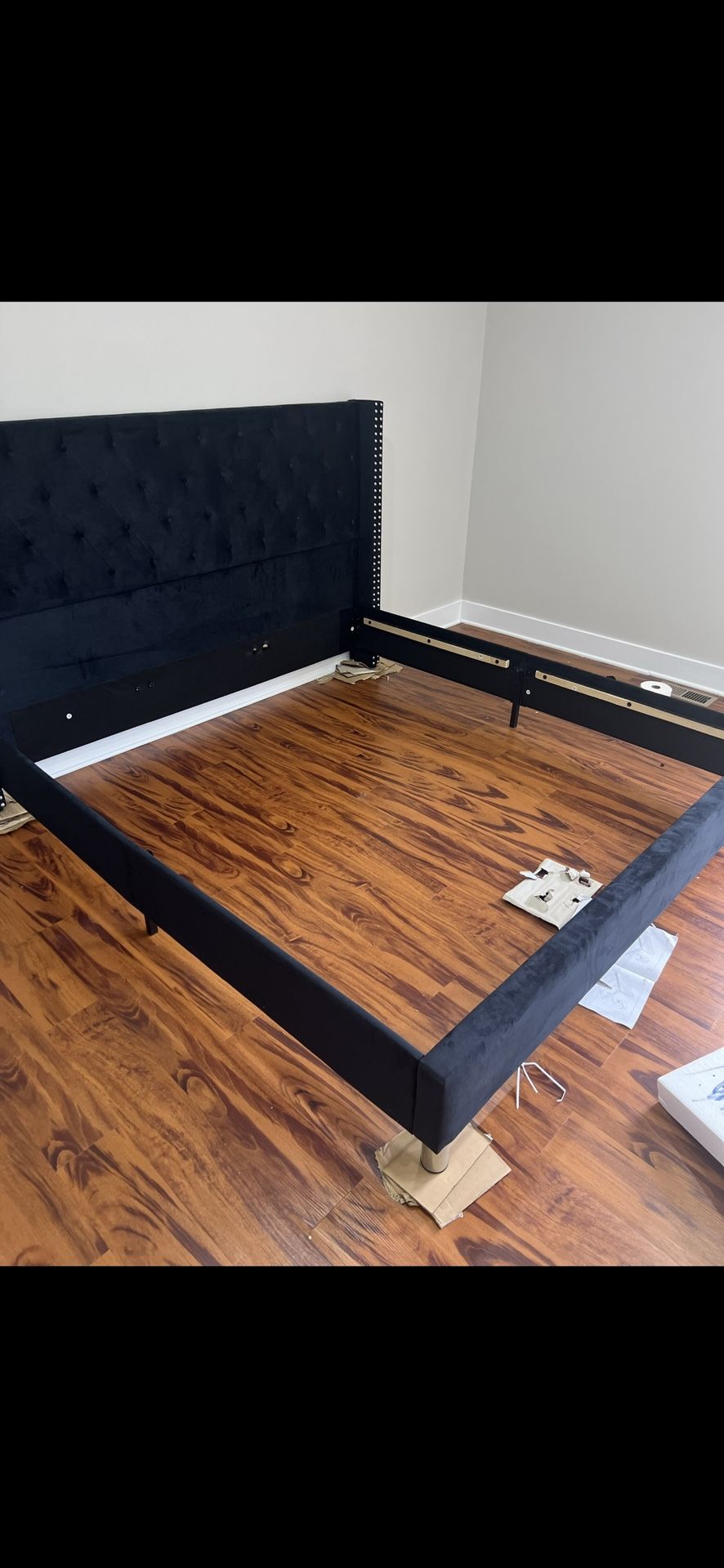 King Bed Frame And Head Board