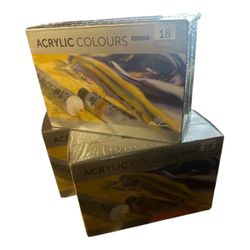 PHOENIX Heavy Body Acrylic Paint - 2 Oz. x 18 Tubes