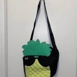 Victoria Secret Pink Pineapple Lunch Bag Black Yellow Green 8x6x6” must pick up