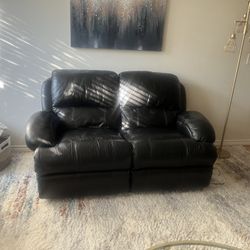 Black Leather Recliner
