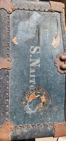 Old .. Coffin/luggage