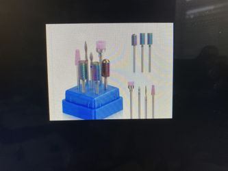 7 pcs kit nail drill bit tools manicure