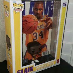 Los Angeles Lakers NBA HWC Shaquille O'Neal Funko Pop! Slam Magazine Cover Brand New Authentic 