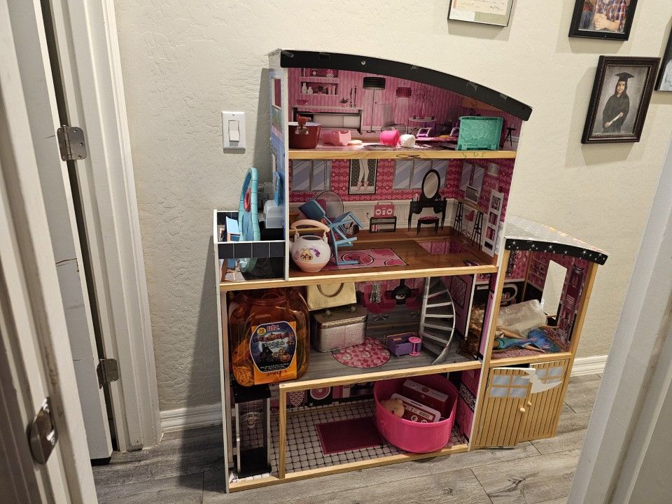 Large Wooden Doll House