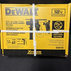 DeWalt 12 Volt Rotary Hammer Drill DCH072B Brand New 