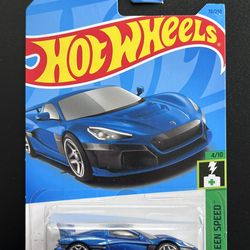 💥2021 Hot Wheels Rimac Nevera HW Green Speed 4/10