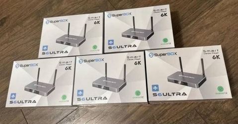 SuperBox S6 Pro, S6 Max, and S6 Ultra – Factory Fresh and Untouched